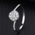 Silver Cubic Zirconia Band Ring 70200044
