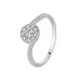 Silver Cubic Zirconia Band Ring 70200044