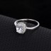 Silver Cubic Zirconia Solitaire Ring 70200048