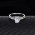 Silver Cubic Zirconia Solitaire Ring 70200049