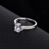 Silver Cubic Zirconia Solitaire Ring 70200029