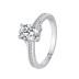 Silver Cubic Zirconia Solitaire Ring 70200049