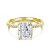 925 Sterling Silver 8A Zirconia Solitaire Ring 70200063