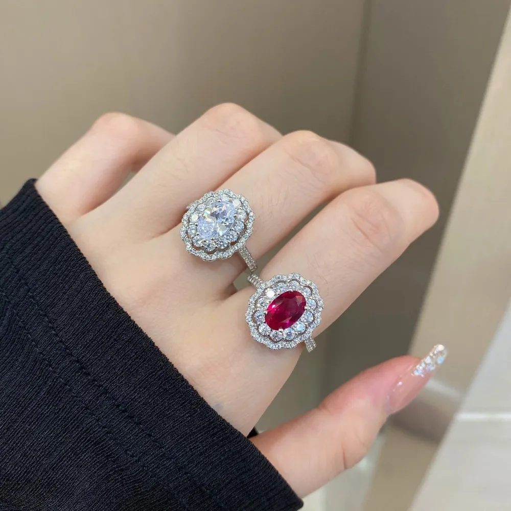 925 Sterling Silver Vintage Zirconia Solitaire Rings 70200066 - image2