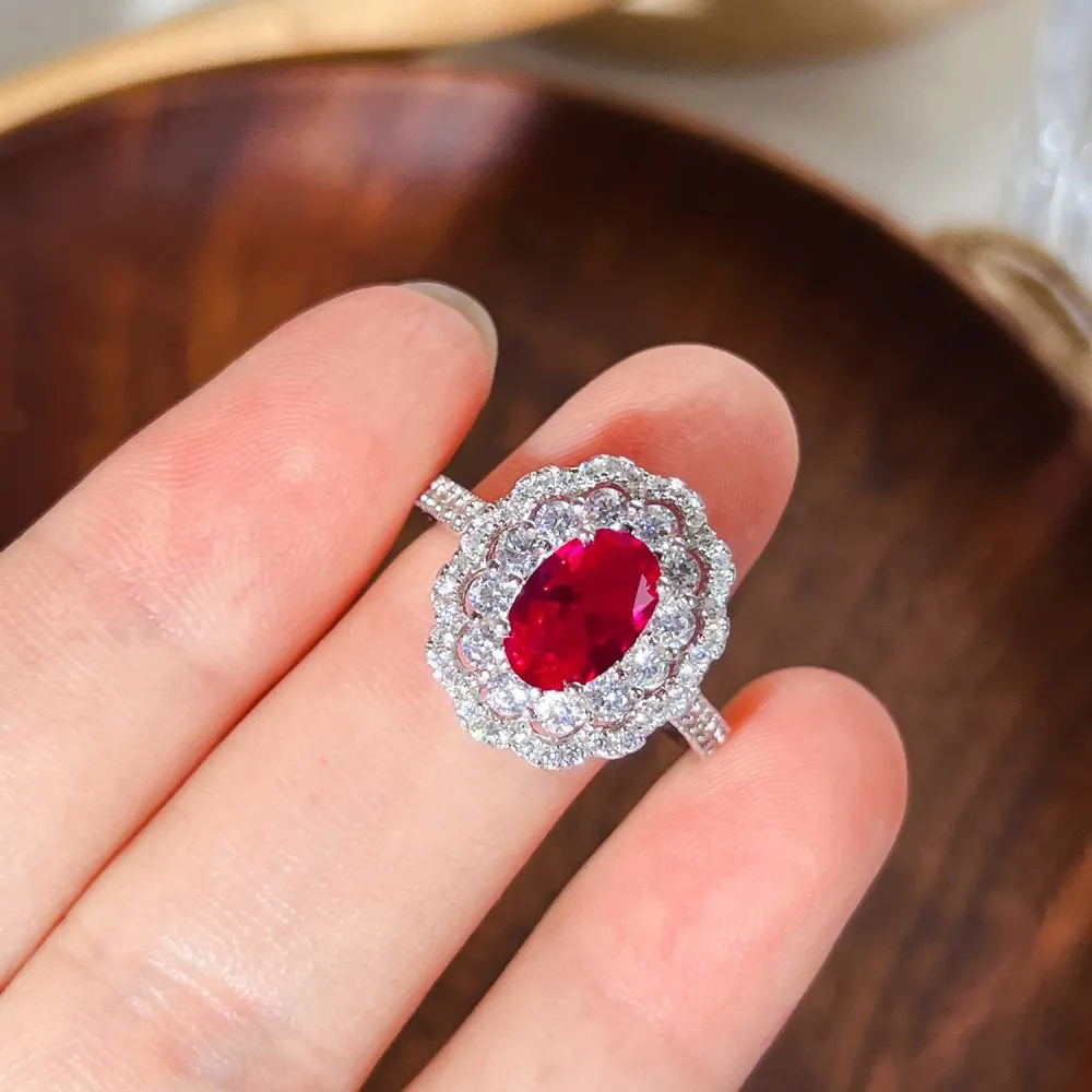 925 Sterling Silver Vintage Zirconia Solitaire Rings 70200066 - image4