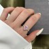 925 Sterling Silver 5A Zirconia Pink Teardrop Solitaire Rings 70200070