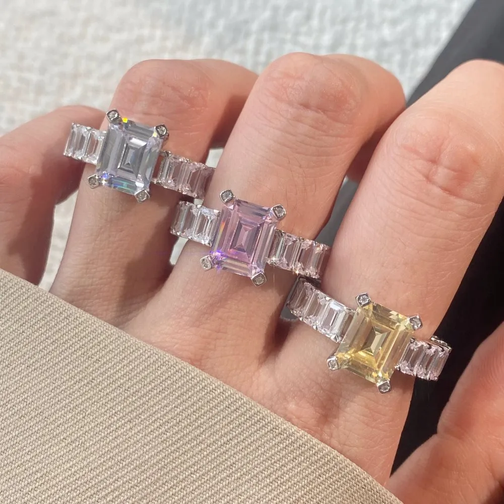 Luxury Rectangle Zirconia Toe Ring 70200073 - image2