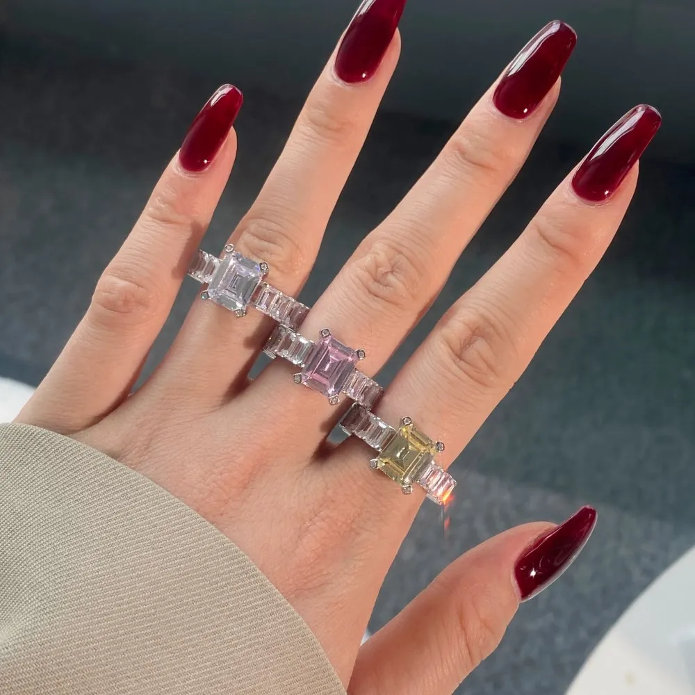 Luxury Rectangle Zirconia Toe Ring 70200073 - image1