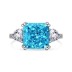 8A Ice Flower Cut Square Zirconia Ring 70200075