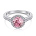 Luxury Round Zirconia Wedding Solitaire Ring 70200082