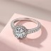 Luxury Round Zirconia Wedding Solitaire Ring 70200082