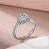 Luxury Round Zirconia Wedding Solitaire Ring 70200082