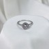 Luxury Round Zirconia Solitaire Ring 70200084
