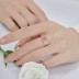 8A Crushed Ice Cut Hexagon Zirconia Solitaire Ring 70200087