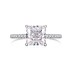 8A Princess Cut Square Decor Zirconia Solitaire Ring 70200088