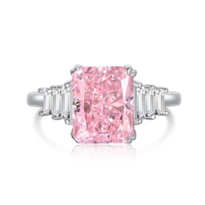 Premium Flower Crush Ice Zirconia Solitaire Ring 70200093