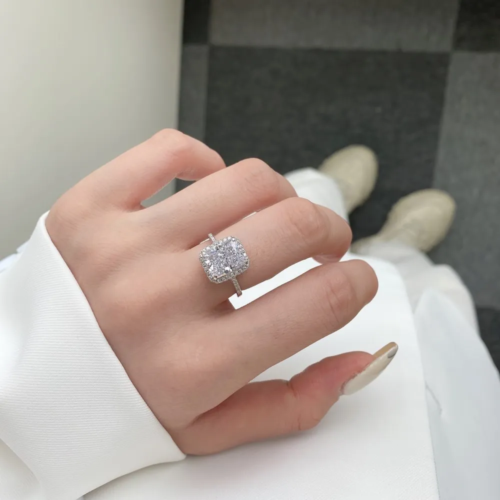 Crushed Ice Lab Cocktail Zirconia Solitaire Ring 70200095 - image2