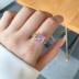 Princess Inspired Pink Zirconia Solitaire Ring 70200096