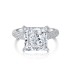 Princess Inspired Pink Zirconia Solitaire Ring 70200096