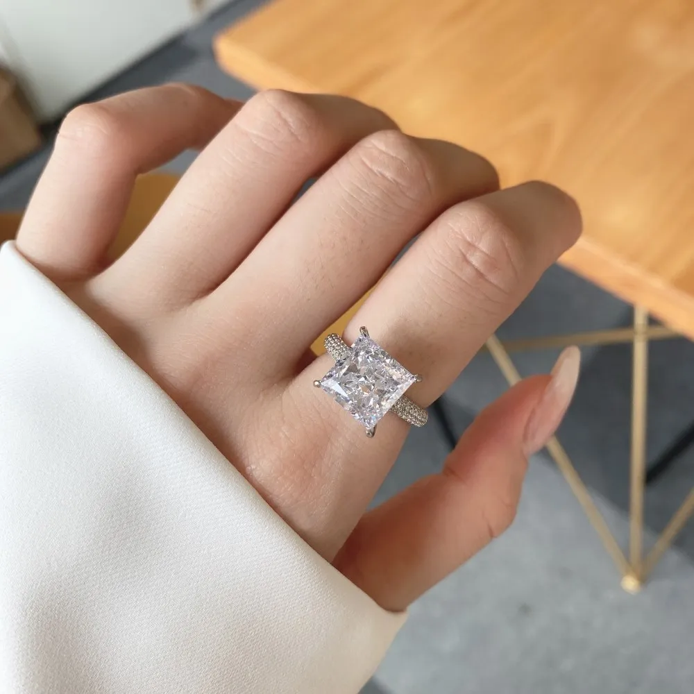 Princess Inspired Pink Zirconia Solitaire Ring 70200096 - image2