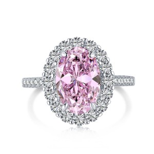 High Carbon Diamond Candy Zirconia Solitaire Ring 70200097