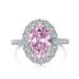 High Carbon Diamond Candy Zirconia Solitaire Ring 70200097