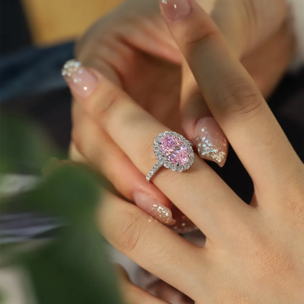 High Carbon Diamond Candy Zirconia Solitaire Ring 70200097 - image2