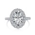High Carbon Diamond Candy Zirconia Solitaire Ring 70200097