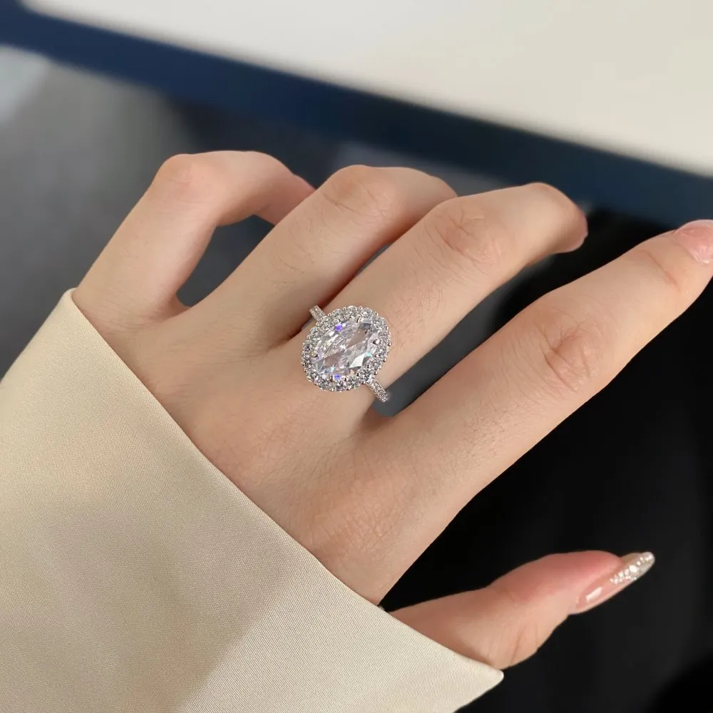 High Carbon Diamond Candy Zirconia Solitaire Ring 70200097 - image3