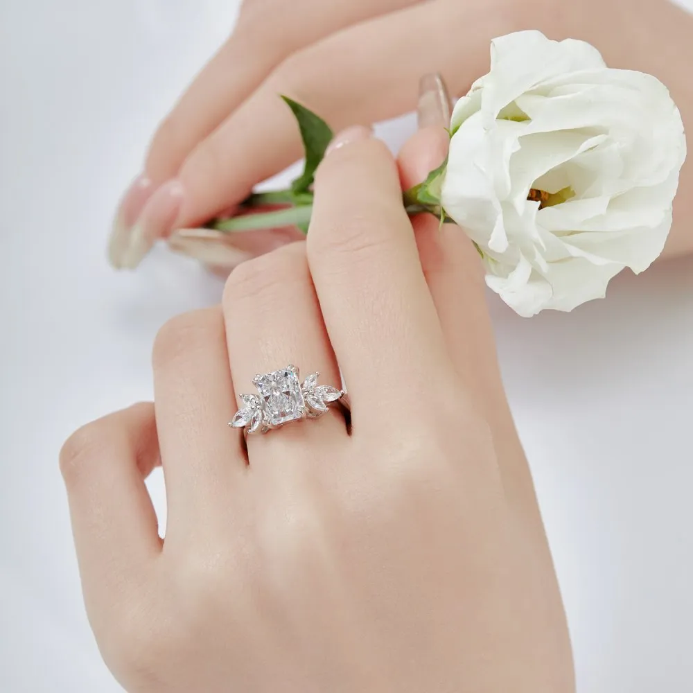 8A Curshed Ice Cut Zirconia Solitaire Ring 70200101 - image2