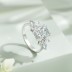 8A Curshed Ice Cut Zirconia Solitaire Ring 70200101