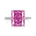 Luxury Radiant Cut Zirconia Wedding Solitaire Ring 70200103