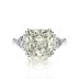 8A Crush Ice Cut Candy Zirconia Solitaire Ring 70200106