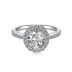 Sparkle Oval Cubic Zirconia Party Ring 70200112