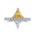 8A Cubic Zirconia Unique Triangle Party Ring 70200114