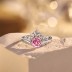 8A Cubic Zirconia Crown Wedding Ring 70200115