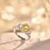8A Cubic Zirconia Crown Wedding Ring 70200115