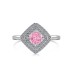 8A Cubic Zirconia Square Wedding Ring 70200118