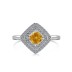 8A Cubic Zirconia Square Wedding Ring 70200118