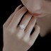 Sparkle Clover Flower Cubic Zirconia Party Ring 70200122