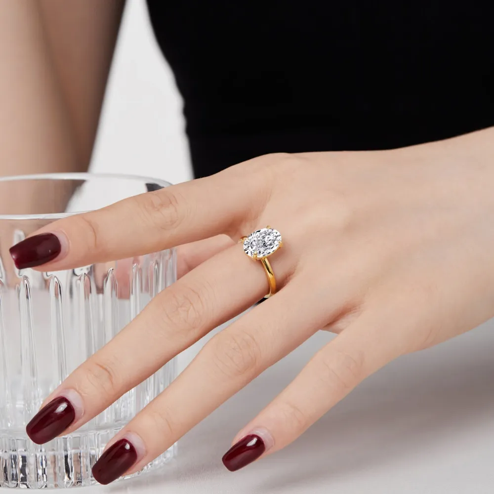 8A Oval Raden Cubic Zirconia Party Ring 70200123 - image1