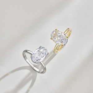 8A Oval Raden Cubic Zirconia Party Ring 70200123