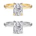 8A Rectangle Raden Cubic Zirconia Party Ring 70200124