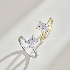 8A Rectangle Raden Cubic Zirconia Party Ring 70200124