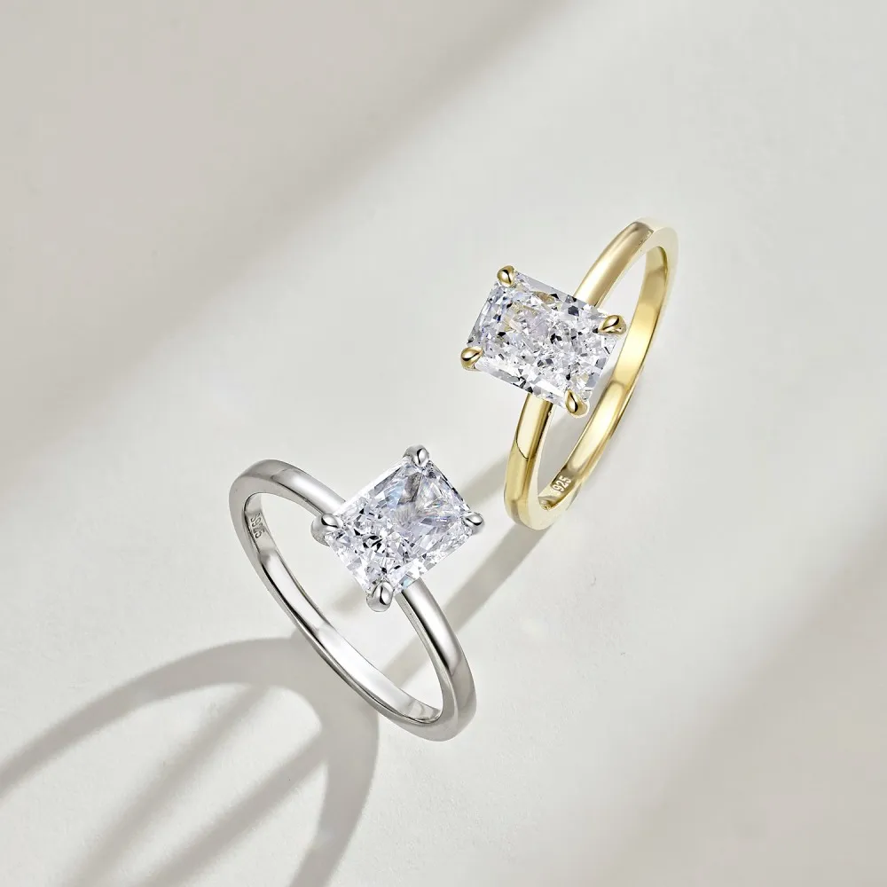 8A Rectangle Raden Cubic Zirconia Party Ring 70200124 - image2