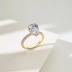 8A Waterdrop Cubic Zirconia Wedding Party Ring 70200125