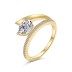 8A Waterdrop Cubic Zirconia Party Ring 70200127