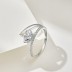 8A Waterdrop Cubic Zirconia Party Ring 70200127