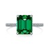 Sparkle Rectangle Cubic Zirconia Party Ring 70200128