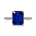 Sparkle Rectangle Cubic Zirconia Party Ring 70200128